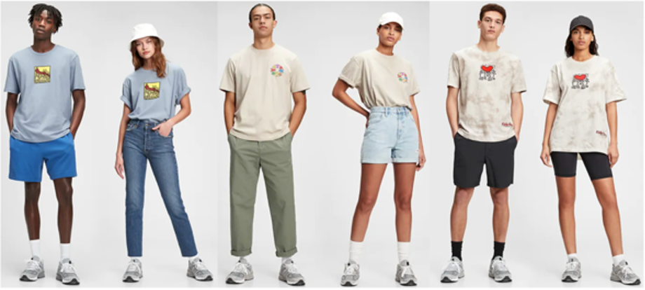 Gap キース ヘリング スペシャルコラボレーションtシャツが全国のgapで発売中