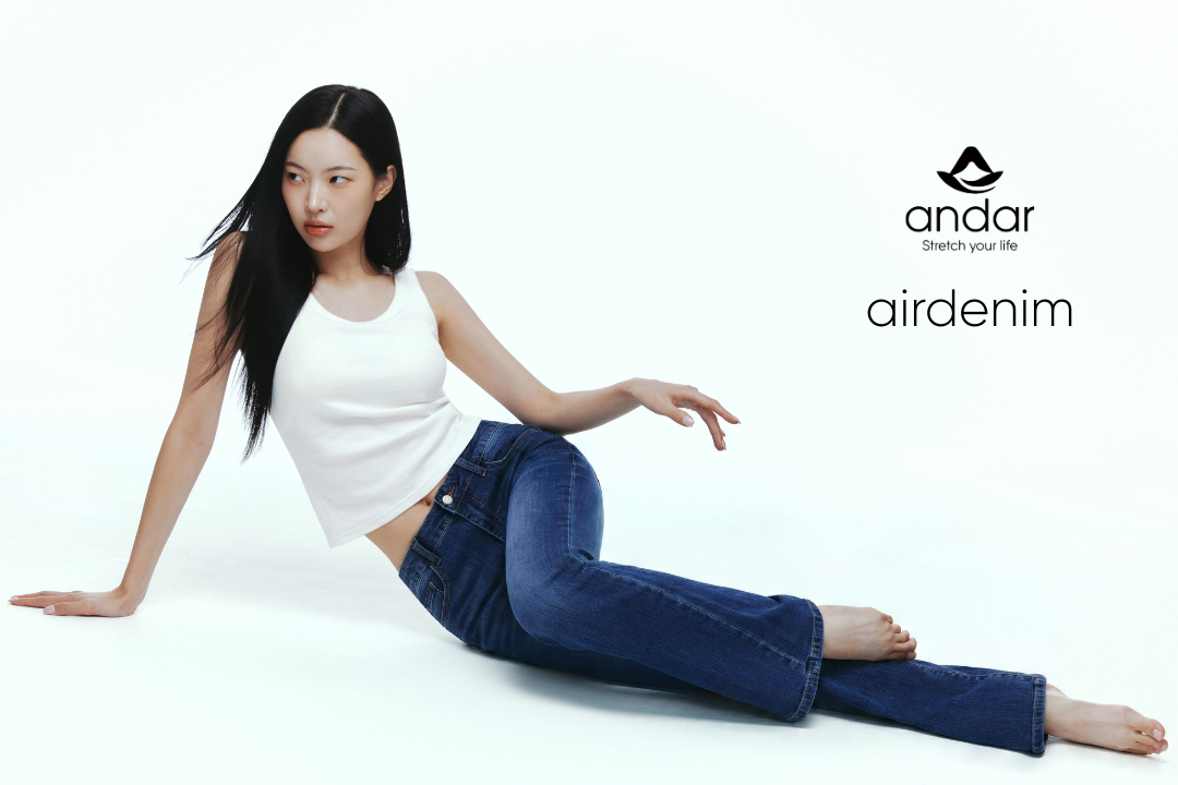 andar」レギンスのような履き心地のairdenimを1月9日より発売開始